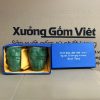 Bộ cốc sứ 2 món in logo có nắp dáng thóp quai tròn 400ml BCS-06