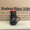 Bộ phin cafe in logo dáng cao màu đen và đỏ BPCF-08