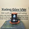 Bộ phin cafe in logo dáng lùn màu đen và cam BPCF-05