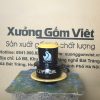 Bộ phin cafe in logo dáng lùn màu đen và vàng BPCF-01
