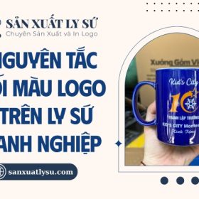 Nguyên tắc phối màu logo in trên ly sứ