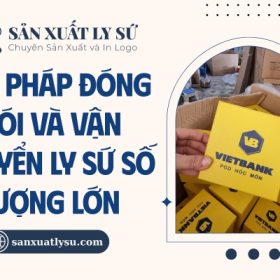 Giải pháp đóng gói và vận chuyển ly sứ số lượng lớn