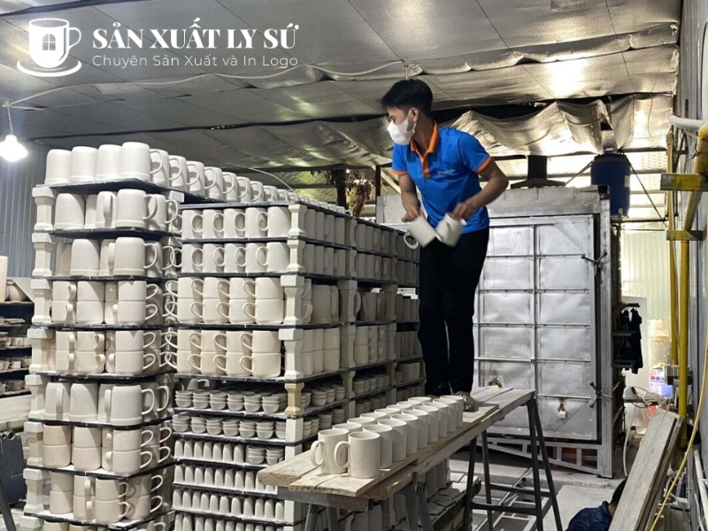 Quy trình nung ly sứ tiêu chuẩn