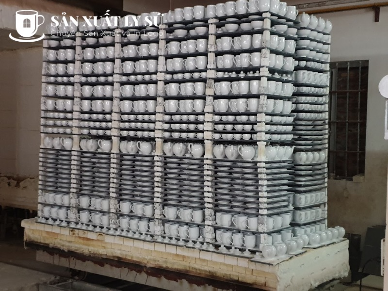 Quy trình nung ly sứ tiêu chuẩn